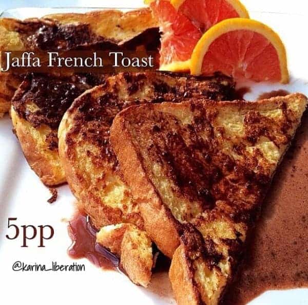 Jaffa French Toast Cafe Delites