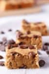 Fudgy Banana Blondies - Cafe Delites