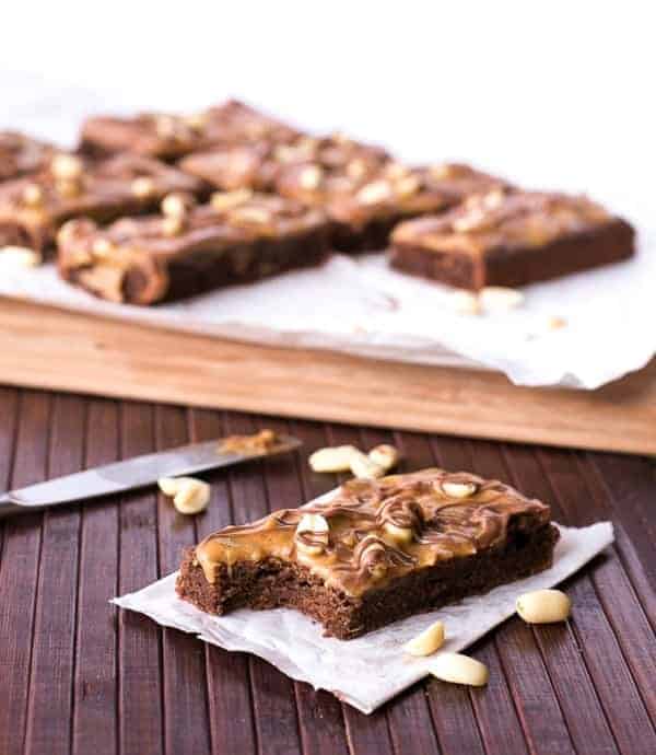 s a story behind these beautiful creations Snickers Fudge Brownies