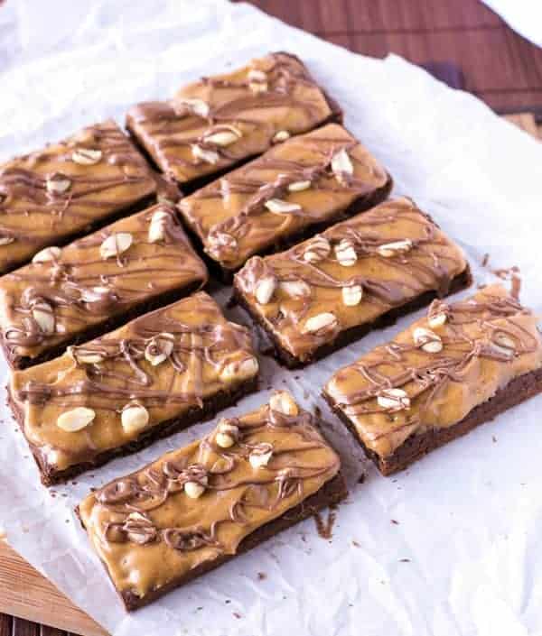 s a story behind these beautiful creations Snickers Fudge Brownies