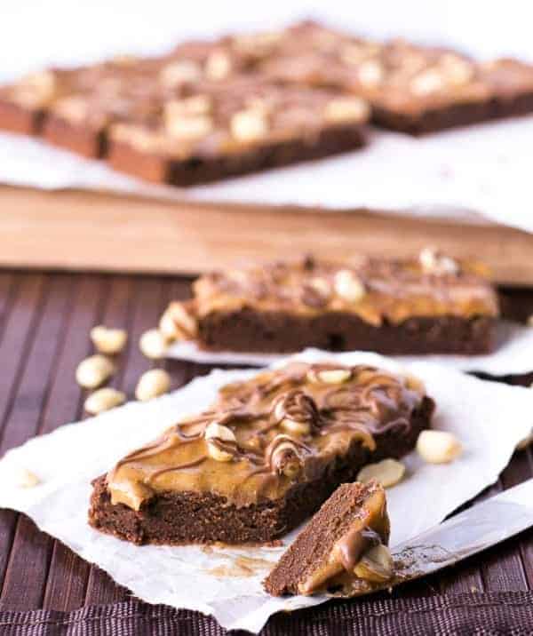 Snickers Fudge Brownies