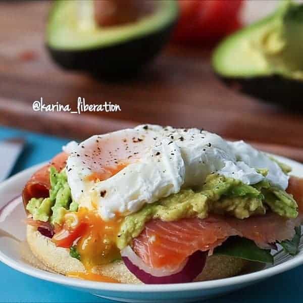  Smoked salmon and avocado is probably the best pairing in food history Smoked Salmon  Poached Egg English Muffin