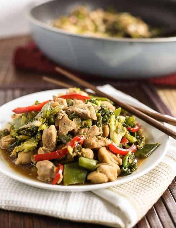 Chicken Sweet Soy Stir Fry - Cafe Delites