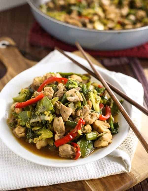 s kinda no secret how much I LOVE quick and simple Chicken Sweet Soy Stir Fry