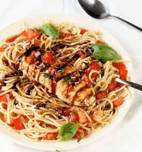 Chicken Bruschetta Pasta Salad-image