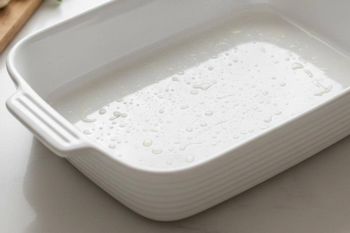 Sprayed the dish with non stick spray. - 3