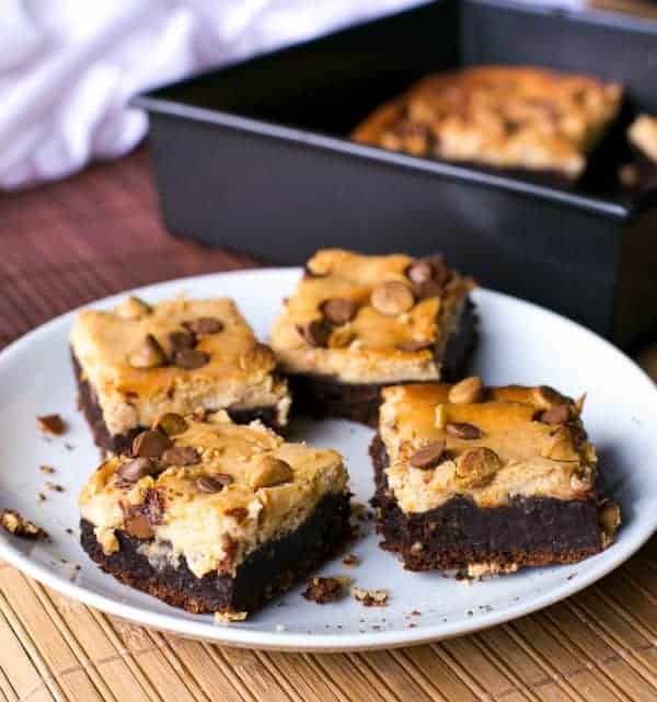 Chocolate Peanut Butter Cheesecake Brownies