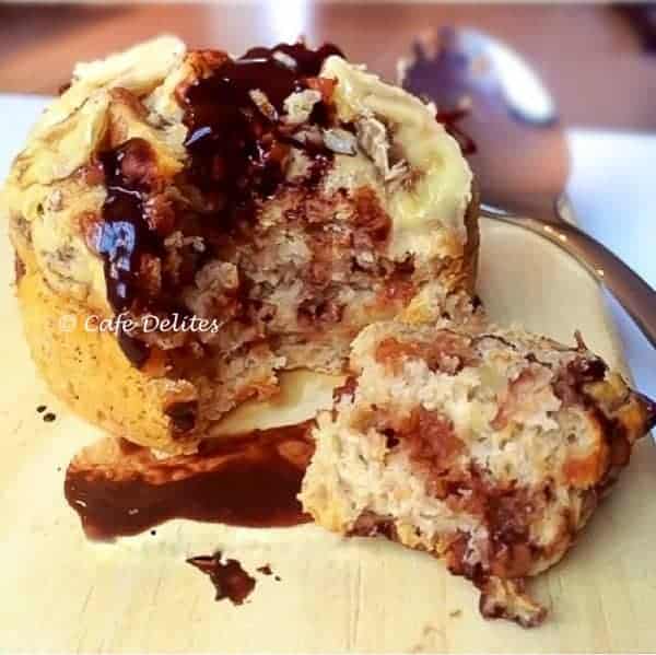 This single serve recipe is perfect for when you Jumbo Chunky Monkey Muffin