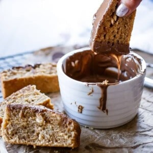 Churro Cake with a dip
