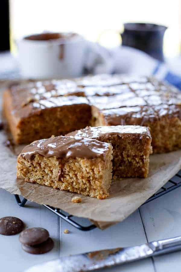 Churro Cake on https://cafedelites.com