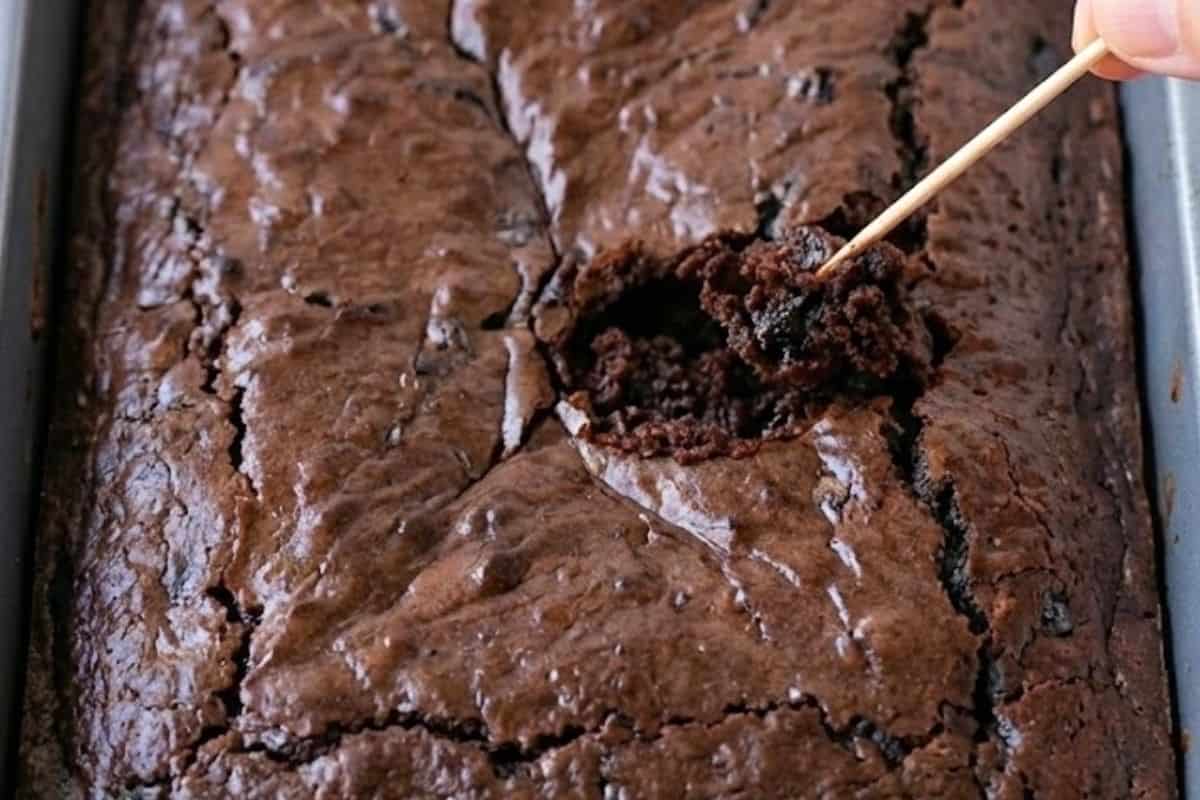 Pour the batter into the prepared tray and bake for 25 to 30 minutes, or until a toothpick inserted  - 8