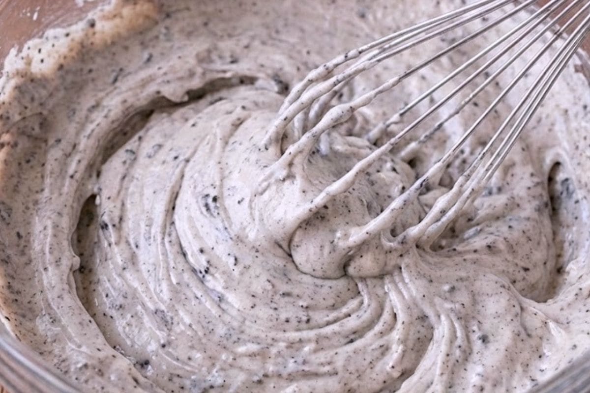 While the brownies bake, whisk frosting ingredients in a bowl - 9