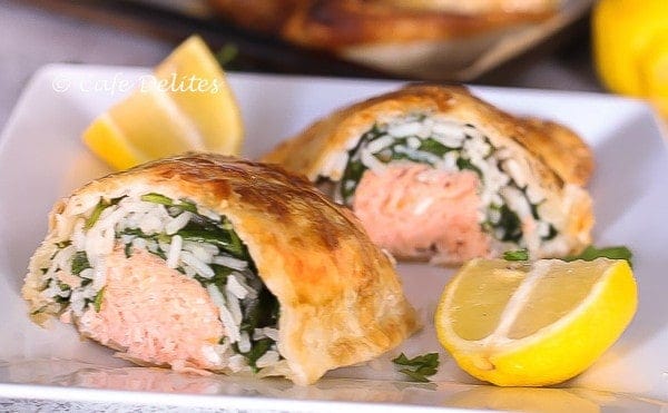  A delicious way to change it up and enjoy your salmon around a crispy reduced Salmon and Spinach Parcels