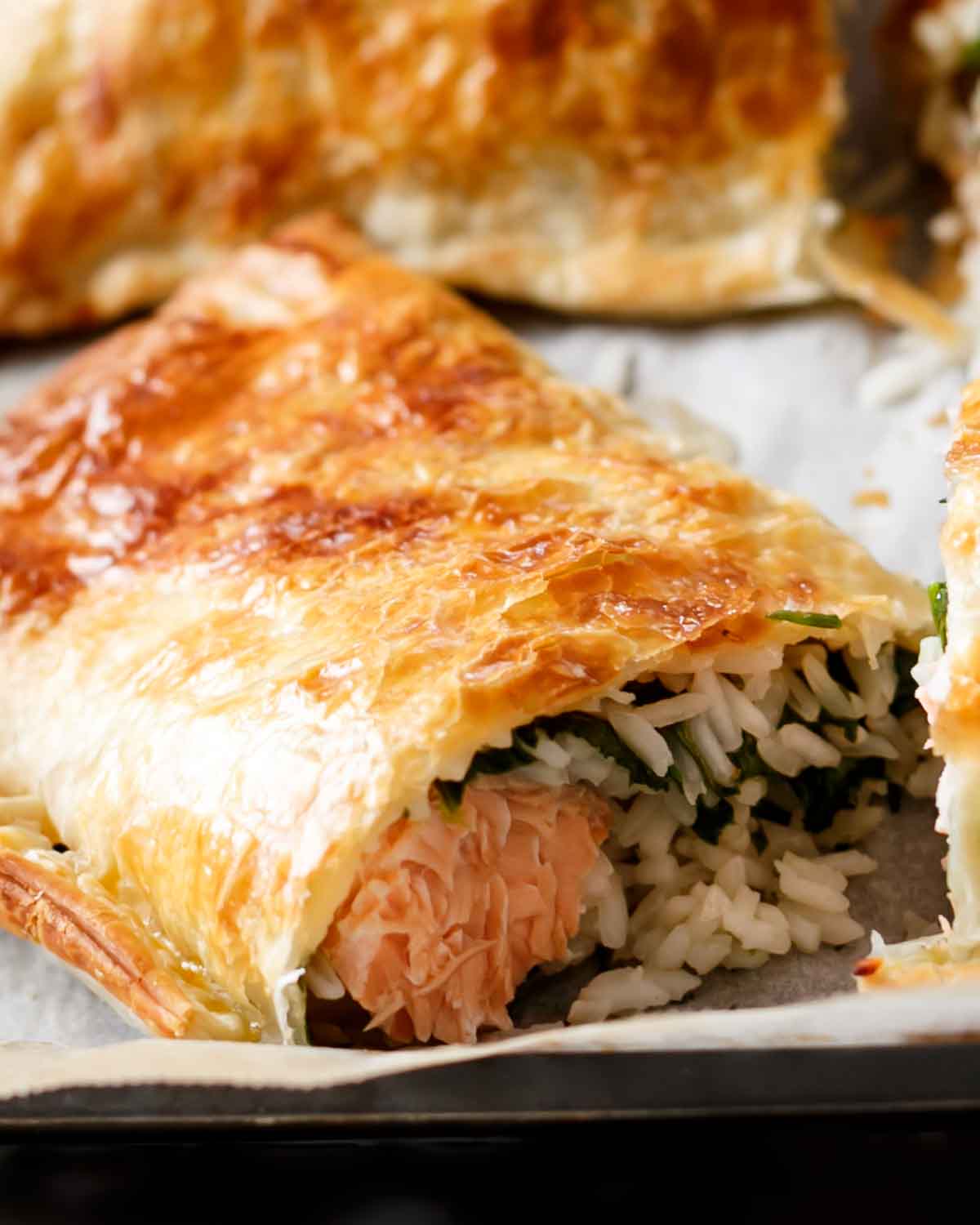 Puff Pastry Salmon Parcels
