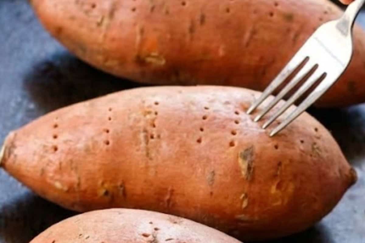 Prick each sweet potato all over with a fork - 3