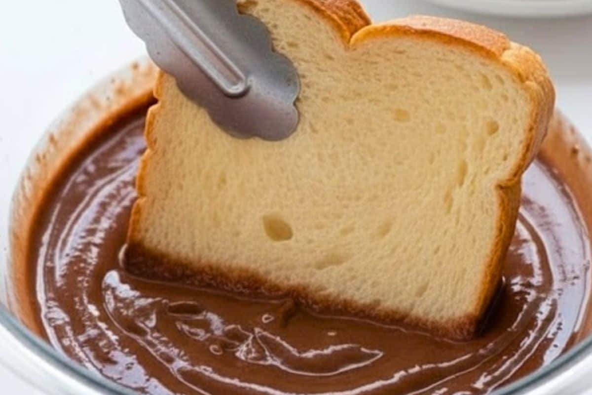 Dip each slice into the custard and let it absorb the mixture - 4