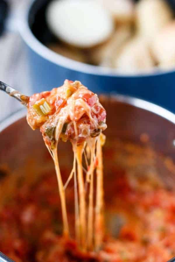 Perfect potatoes with a cheesy tomato based sauce Cheesy Potatoes