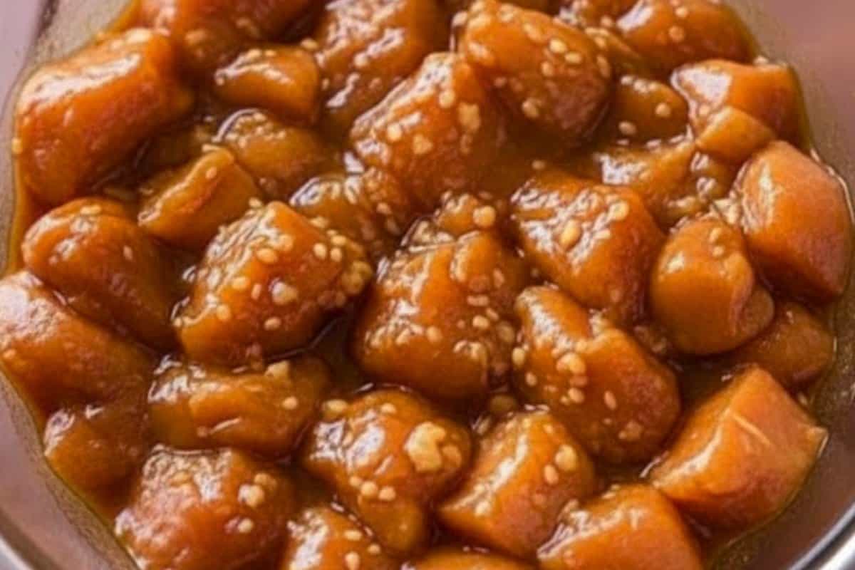 Whisk all marinade ingredients together until combined, add the chicken. - 3