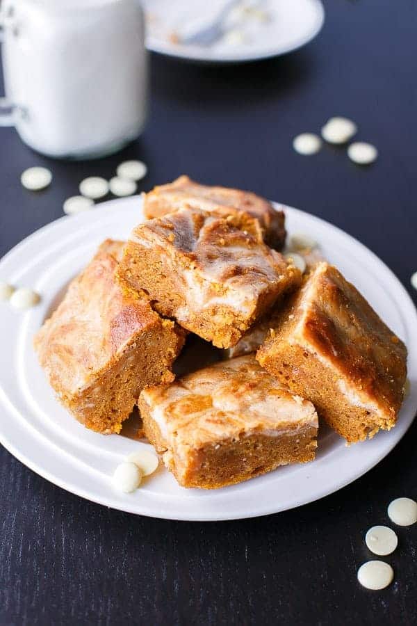 Cinnamon Cheesecake Swirl Pumpkin Cake Slice