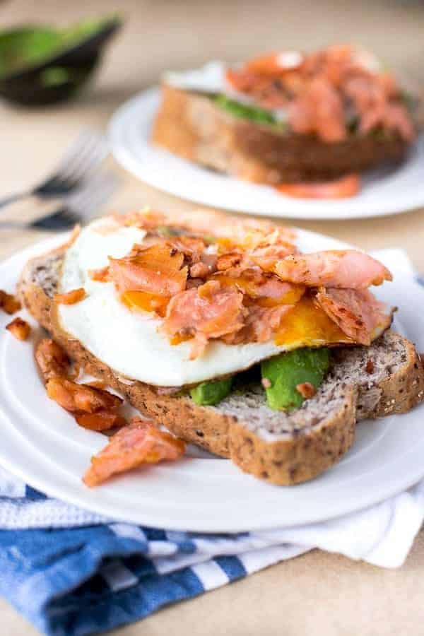 Crispy Smoked Salmon and Poached Egg Stack - Cafe Delites-5