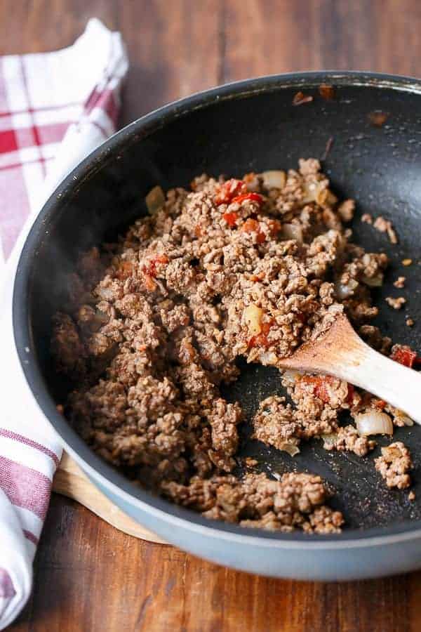 Loaded Beef Taco Skillet - Dash of Mandi