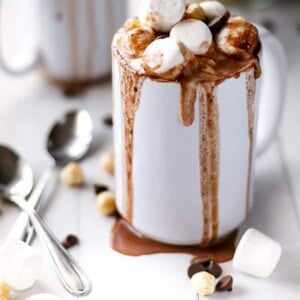Nutella Hot Chocolate in a cup