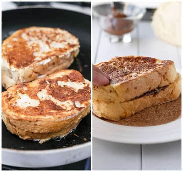 Nutella Stuffed Churro French Toast HOW_TO