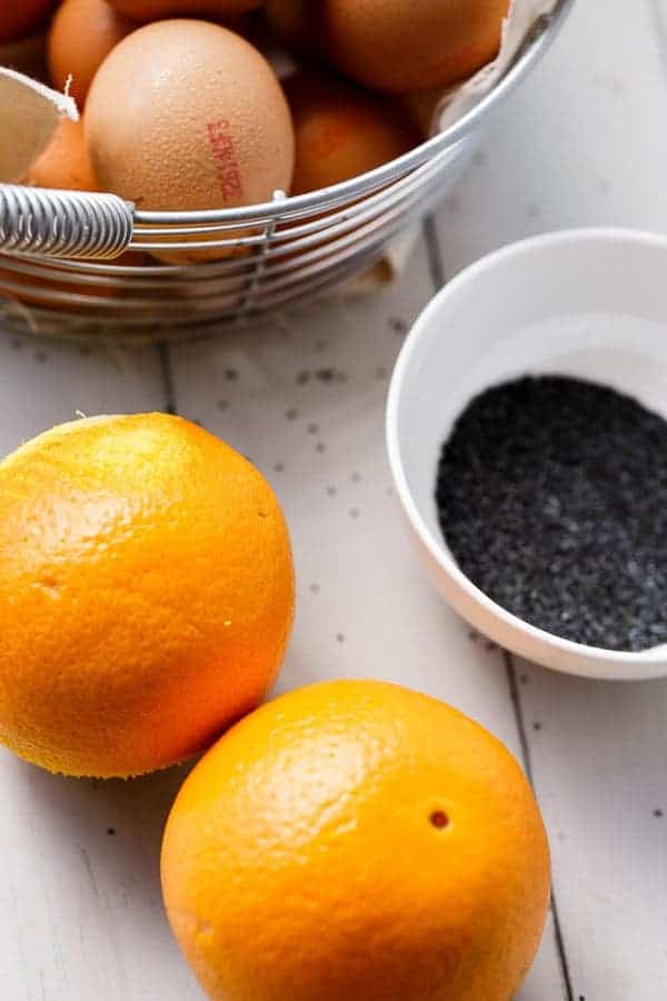 Orange Poppyseed Pancakes https://cafedelites.com