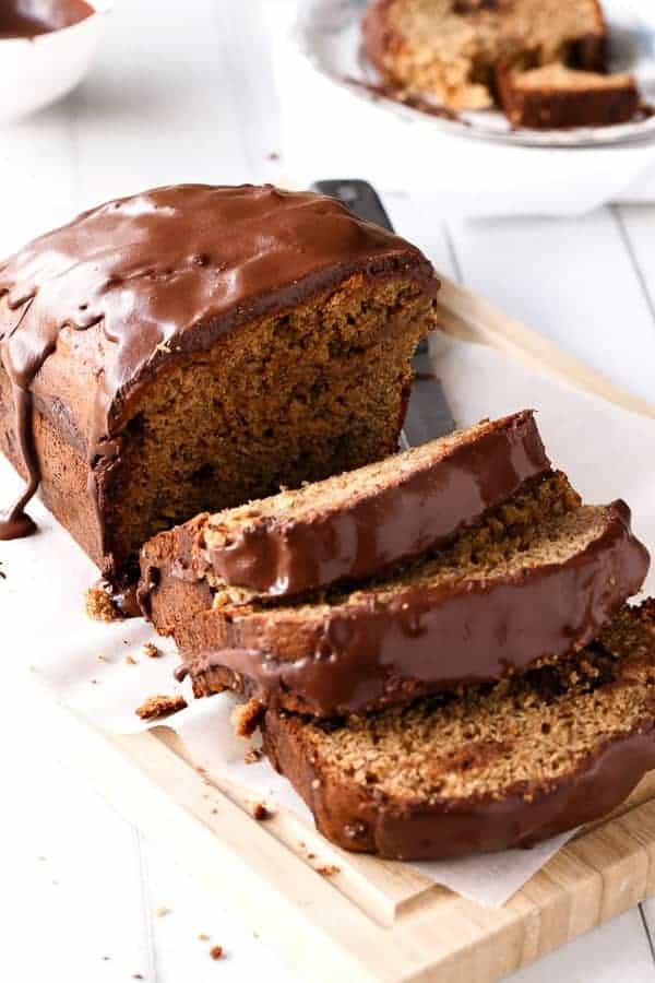 Peanut Butter Chocolate Chip Banana Bread - Cafe Delites