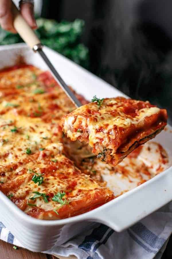 A healthy and filling cannelloni stuffed with beautifully flavoured turkey Turkey, Sweet Potato and Kale Cannelloni