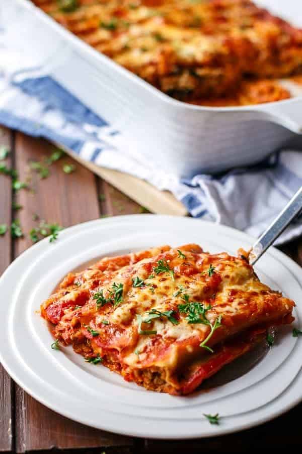 A healthy and filling cannelloni stuffed with beautifully flavoured turkey Turkey, Sweet Potato and Kale Cannelloni