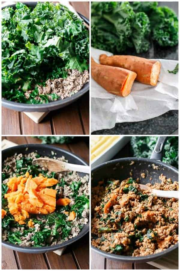 Turkey, Sweet Potato and Kale Cannelloni HOW-TO