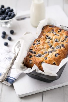 Blueberry Coconut Muffin Cake