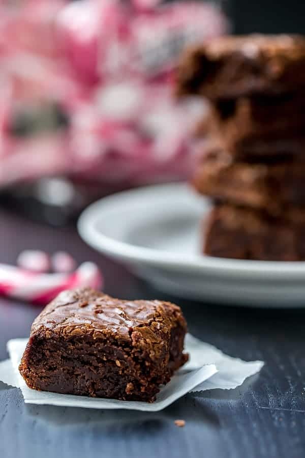  rich and decadent chocolate brownies that melt in your mouth  Candy Cane Fudge Brownies