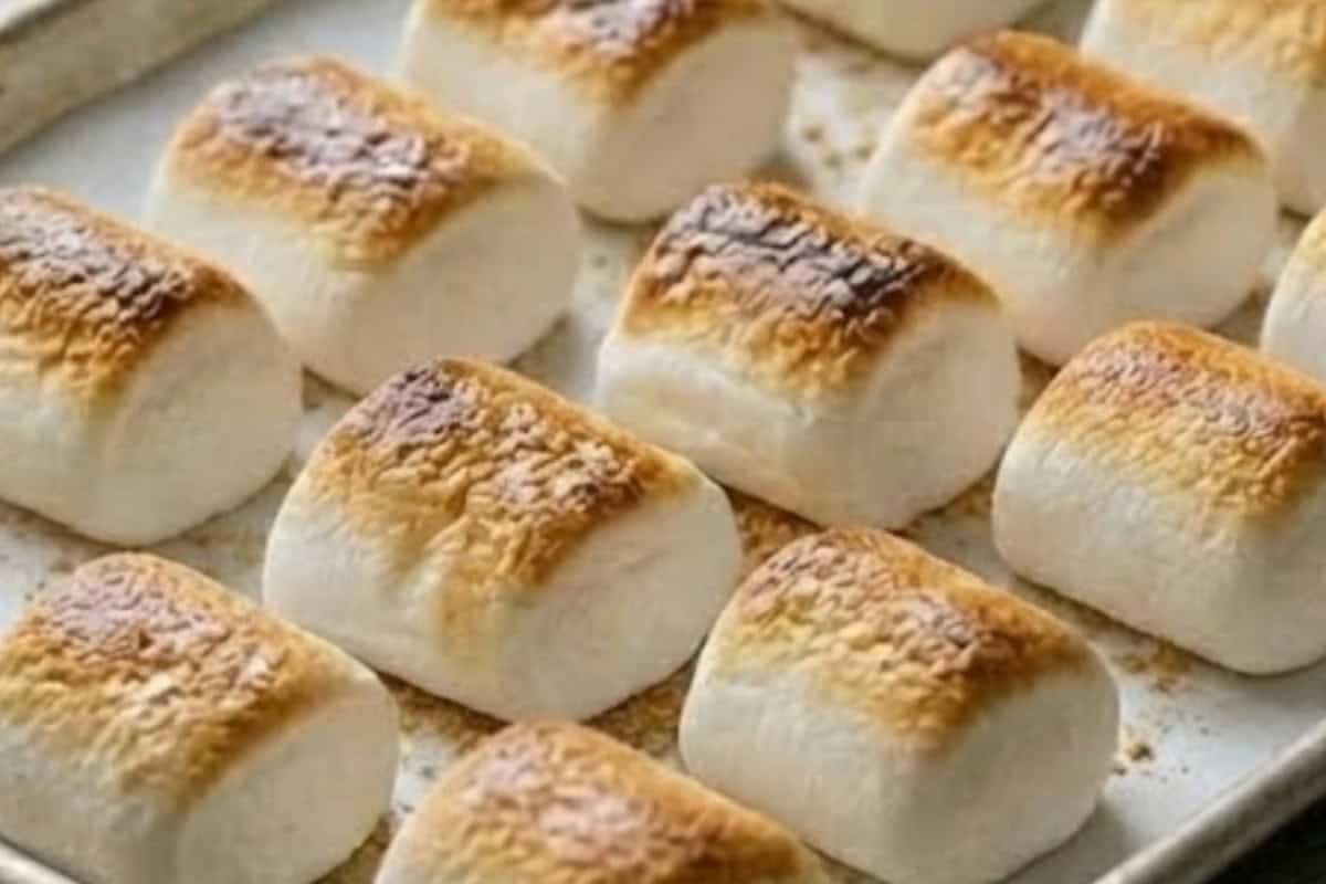 Remove as soon as marshmallows are browned and melted