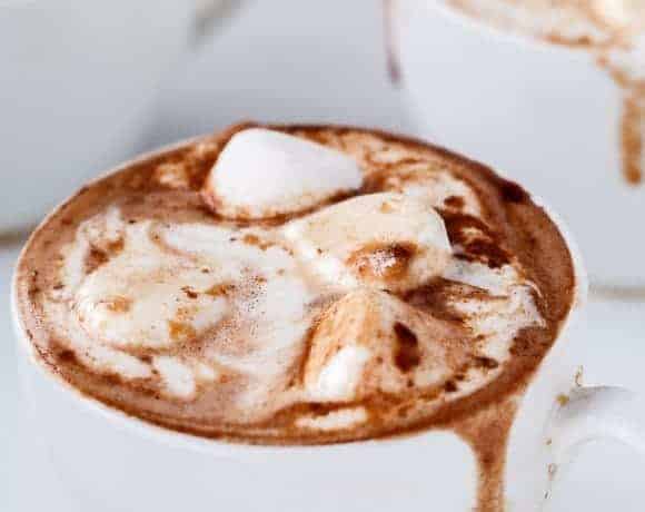 Peanut Butter Nutella Hot Chocolate - Cafe Delites http---cafedelites