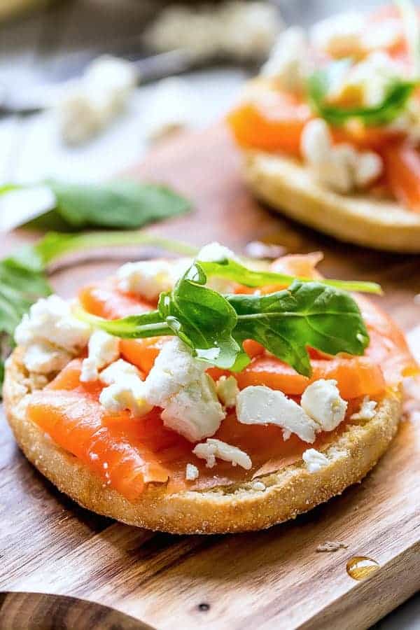 Smoked Salmon and Goats Cheese https://cafedelites.com