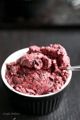 Instant Blueberry Frozen Yogurt