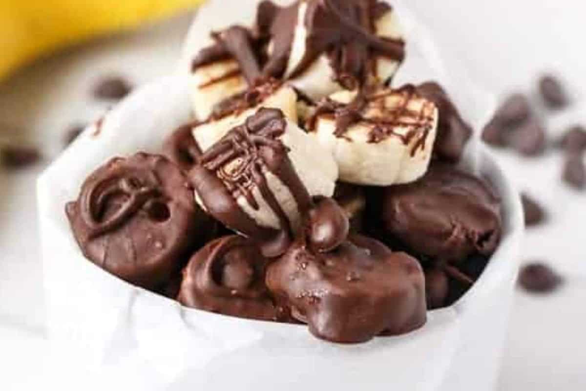 Refrigerate the tray until the chocolate is firm and set.