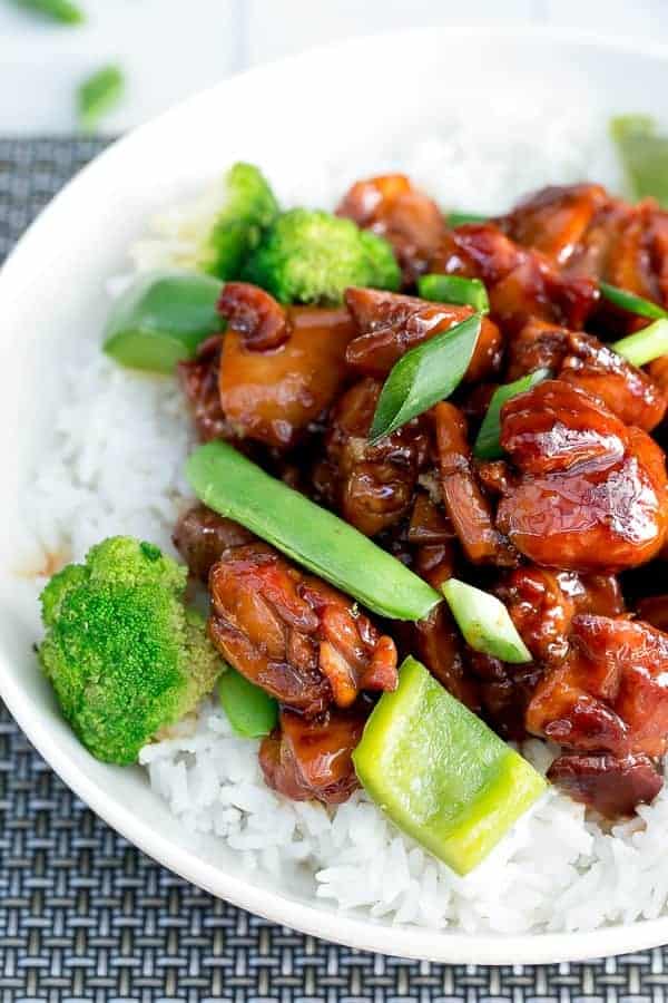 Simple Chicken Teriyaki Stir Fry | https://cafedelites.com