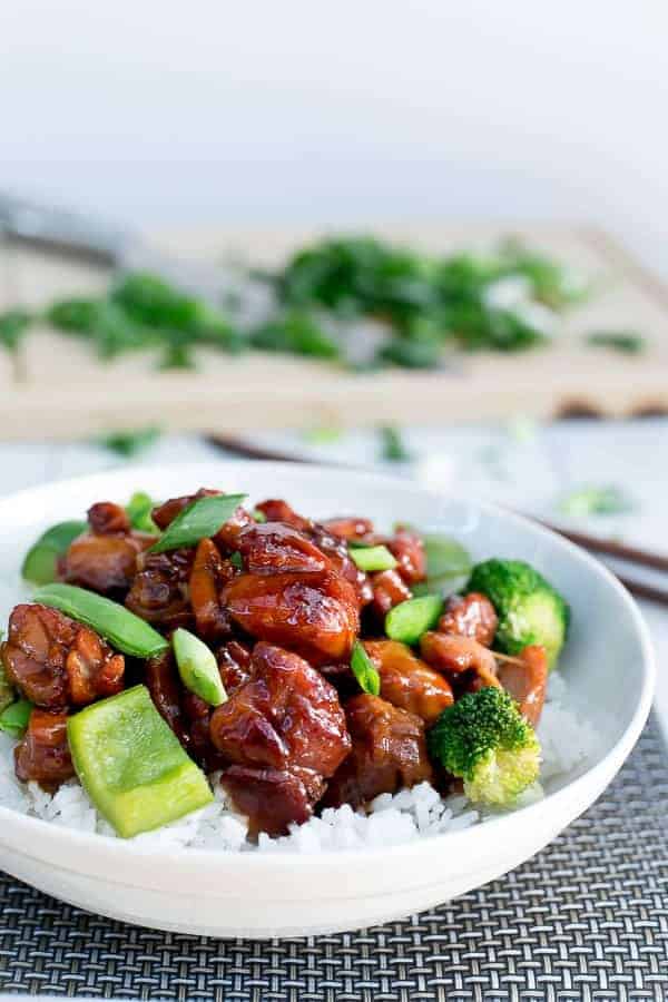 Simple Chicken Teriyaki Stir Fry | https://cafedelites.com