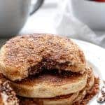 Nutella Stuffed Cinnamon Sugar Donut Pancakes Nutella Stuffed Cinnamon Sugar Donut Pancakes