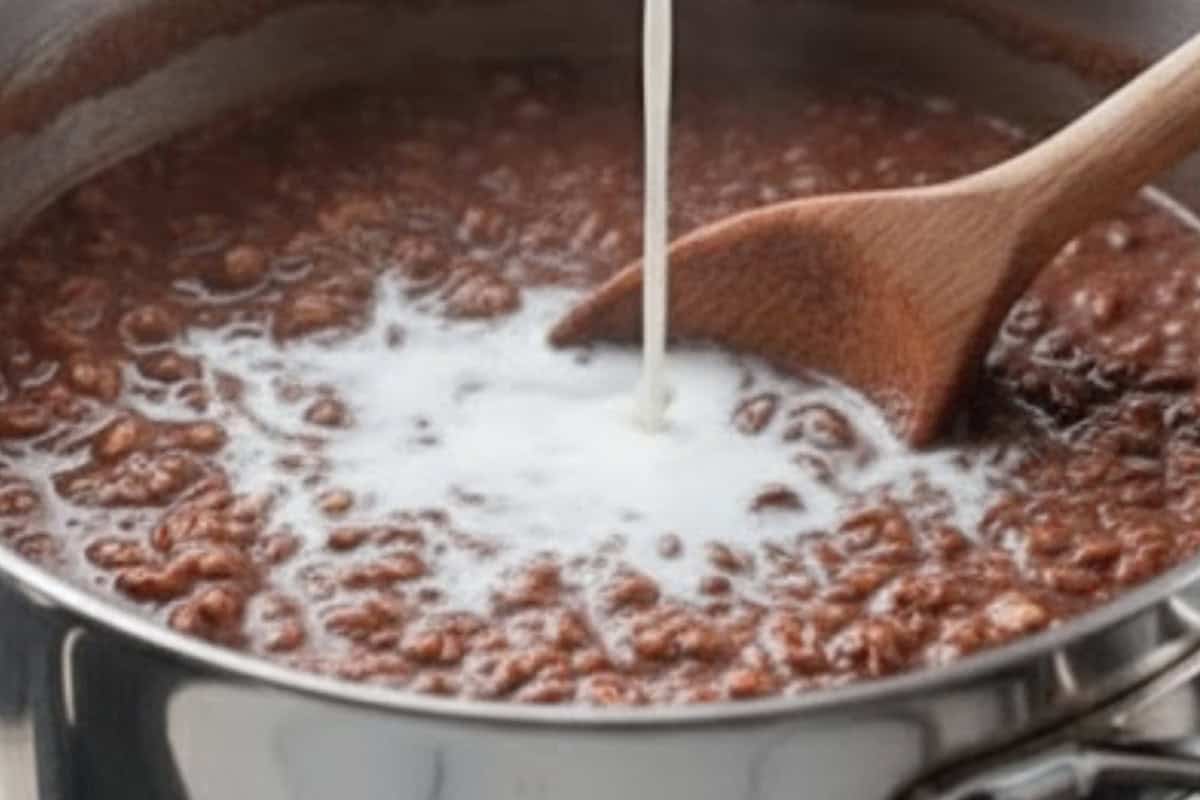 Stir in a little extra milk if the consistency feels too thick.