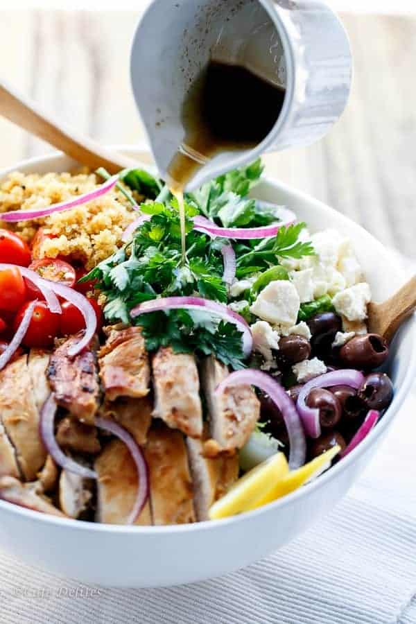 Balsamic Chicken Salad with Lemon Quinoa | 