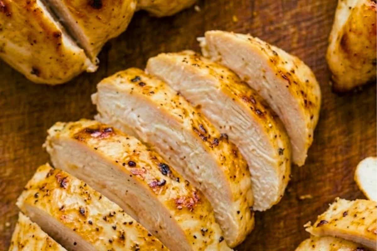 Slice it into even strips so it mixes neatly into the salad. - 6