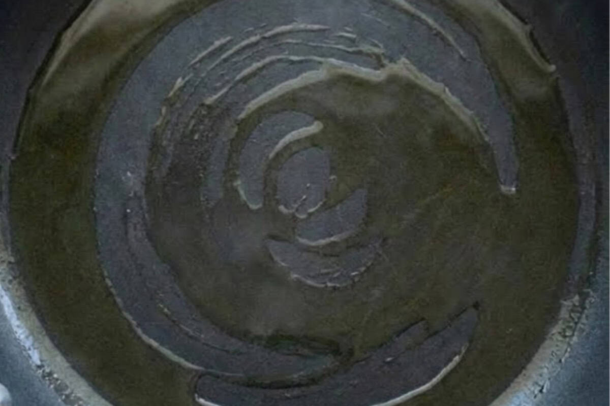 Warm a nonstick pan or griddle with olive oil over medium high heat - 5