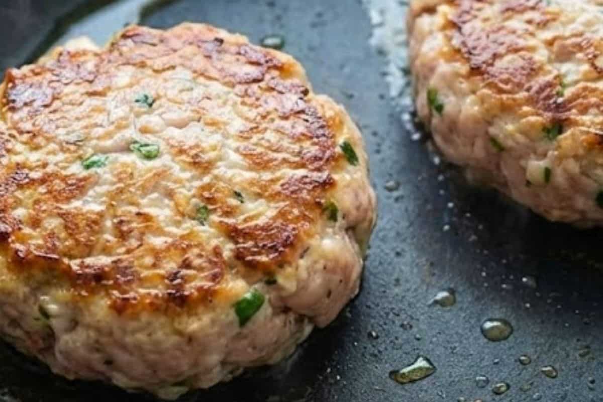 Add patties and cook on both sides until golden and cooked through - 6