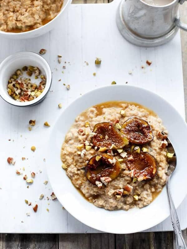 Top view image of Caramelized Fig Toasted Oatmeal