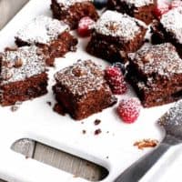 Mixed Berry Nutella Brownies