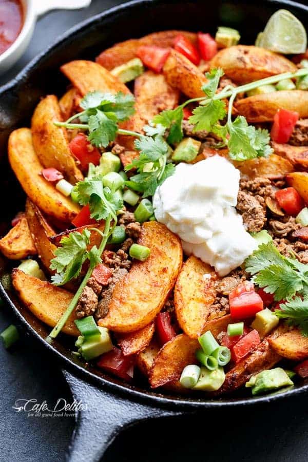 Smokey Mexican Beef Wedges | https://cafedelites.com